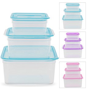 Bộ 3 hộp đựng thực phẩm nhựa Thái Lan 300 - 650 ml - 1.1 lít JCJ-H03-01