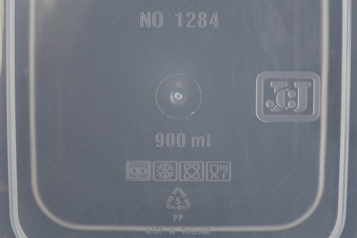 Hộp đựng thực phẩm nhựa Thái Lan 900 ml JCJ HN009 Màu Trắng