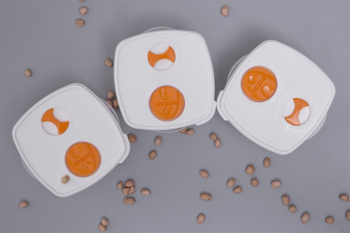 Bộ 3 hộp đựng thực phẩm nhựa Thái Lan 500 ml Pioneer HN003-3 Màu Trắng