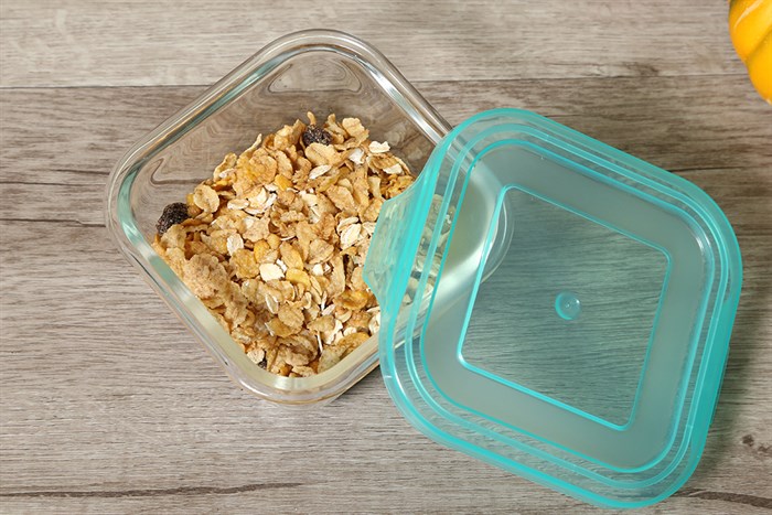 Hộp đựng thực phẩm thủy tinh 320 ml BHX LHB-HS-320 Màu Trắng