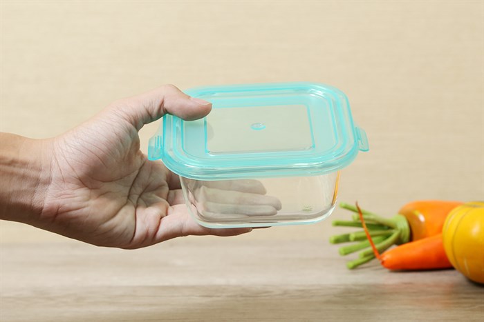 Hộp đựng thực phẩm thủy tinh 320 ml BHX LHB-HS-320 Màu Trắng