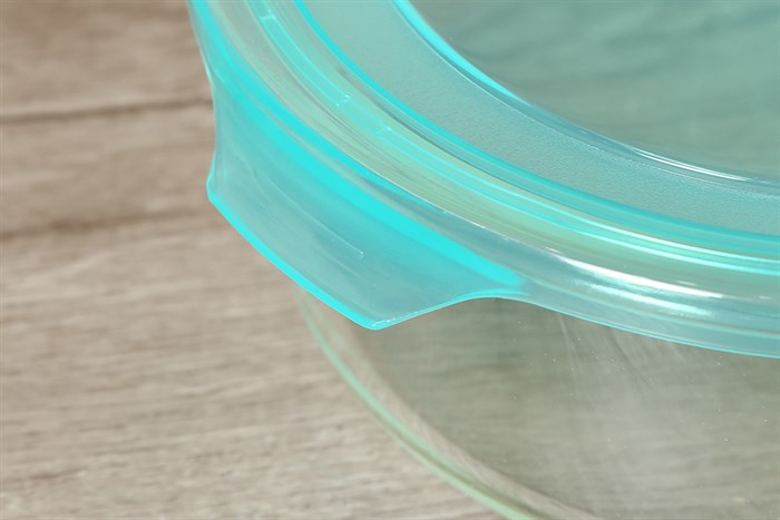 Hộp đựng thực phẩm thủy tinh 950 ml BHX LHB-HR-950 Màu Trắng