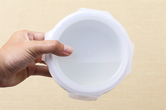 Hộp đựng cơm sứ có nắp 400 ml Donghwa BH007 Màu Xanh lá