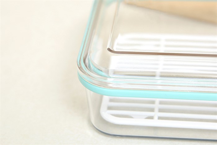 Hộp đựng thực phẩm nhựa 600 ml Biozone SH KB-FR600S Màu Xanh Dương