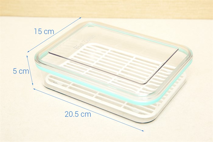 Hộp đựng thực phẩm nhựa 1 lít Biozone SH KB-FR1000S Màu Xanh Dương