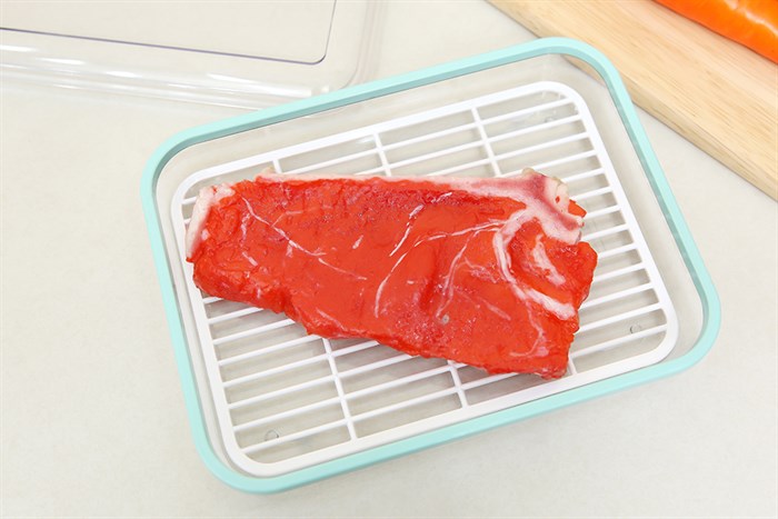 Hộp đựng thực phẩm nhựa 1.2 lít Biozone SH KB-FR1200S Màu Xanh Dương