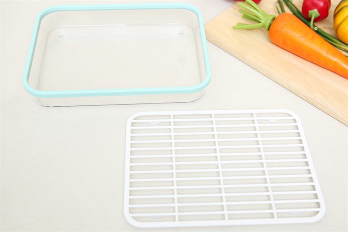 Hộp đựng thực phẩm nhựa 1.2 lít Biozone SH KB-FR1200S Màu Xanh Dương