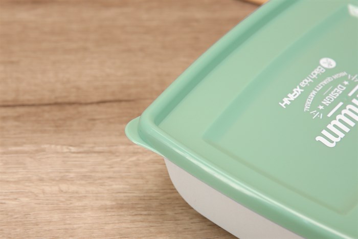 Bộ 2 hộp đựng thực phẩm nhựa Thái Lan 560 ml BHX PL-PN3432AX2-P1 Màu Trắng