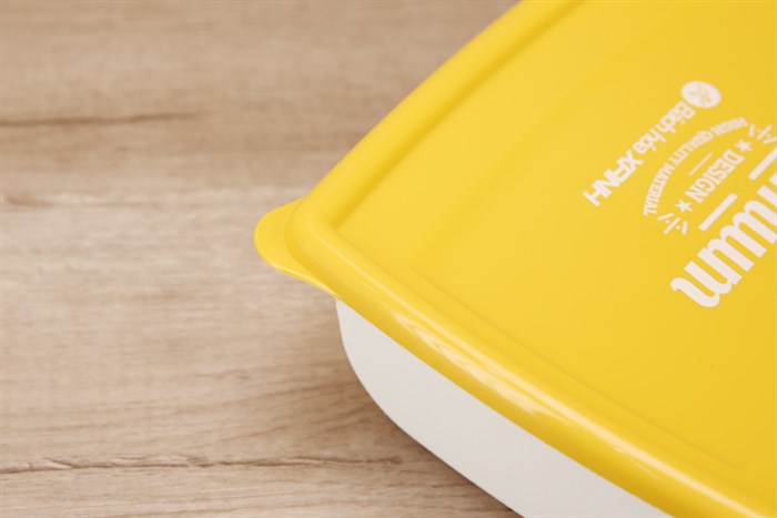 Bộ 2 hộp đựng thực phẩm nhựa Thái Lan 1 lít BHX PL-PN3433AX2-P1 Màu Trắng