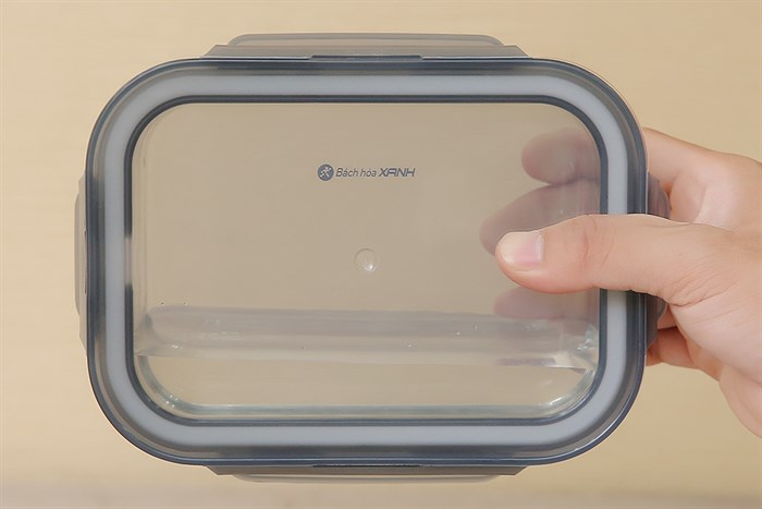 Hộp đựng thực phẩm thủy tinh 630 ml BHX DL-GPK11-600 Màu Xám đậm