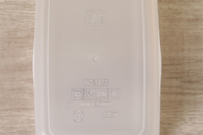 Hộp đựng cơm 2 tầng nhựa 930 ml BHX JCJ-1372 Màu Trắng