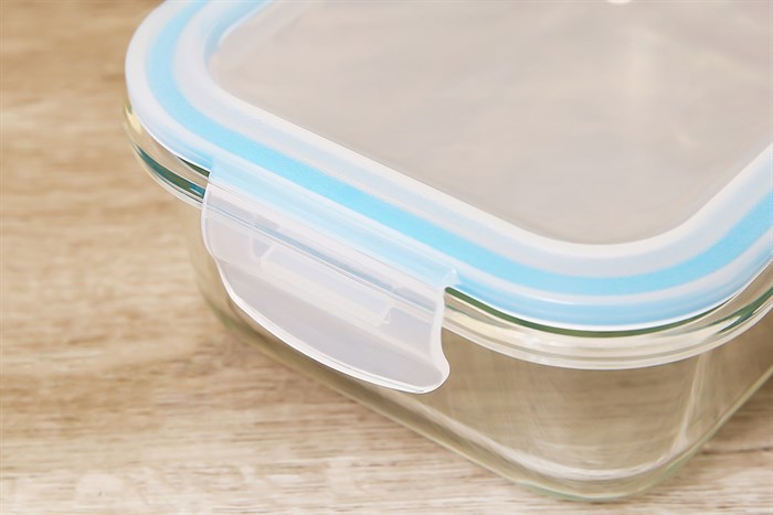 Hộp đựng thực phẩm thủy tinh 640 ml BHX IKOO-HS640RC Màu Trắng