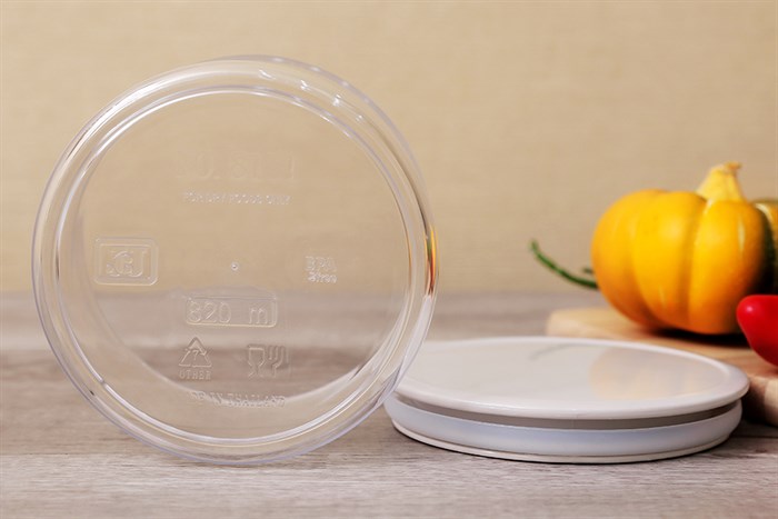 Hộp đựng thực phẩm nhựa 820 ml BHX JL-8131 Màu Trắng