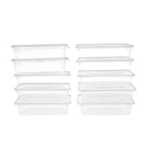 Bộ 10 hộp nhựa Bách hoá XANH 650ml