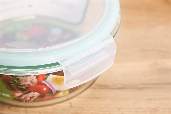 Hộp đựng thực phẩm thủy tinh Hommy HS950RD Màu Xanh lam