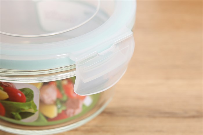 Hộp đựng thực phẩm thủy tinh Hommy TW410RD Màu Xanh lam