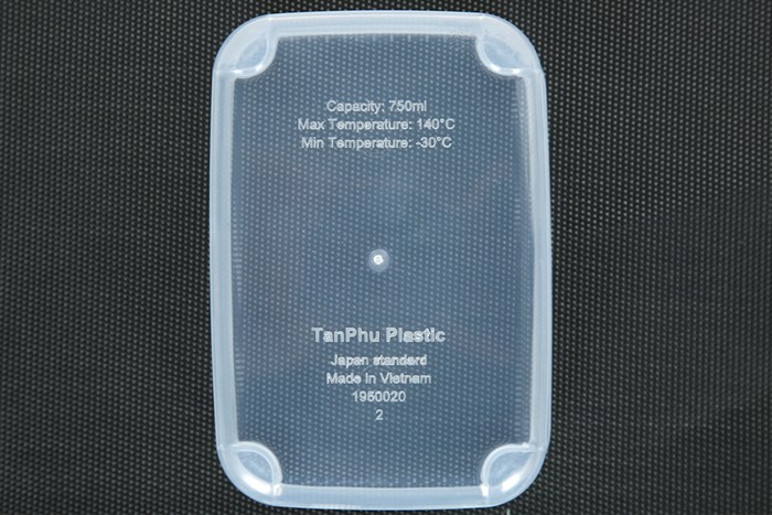 Hộp đựng thực phẩm nhựa 750 ml Hokkaido Inochi HIN.HOCN.0750ZZ1 Màu Xanh lá nhạt