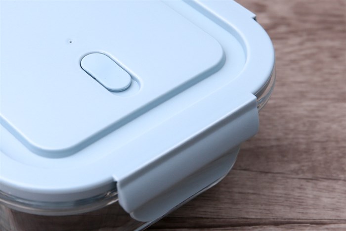 Hộp đựng thực phẩm thủy tinh 520 ml Hommy GB13G16130AM Màu Xanh Dương