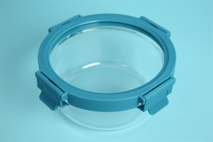 Hộp đựng thực phẩm thủy tinh 650 ml Hommy ID650RD Màu Xanh Dương