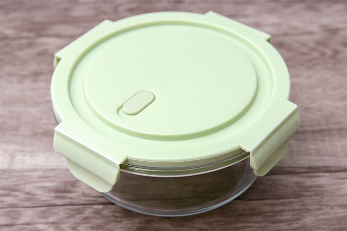 Hộp đựng thực phẩm thủy tinh 650 ml Hommy GB13G17150AN Màu Xanh lá