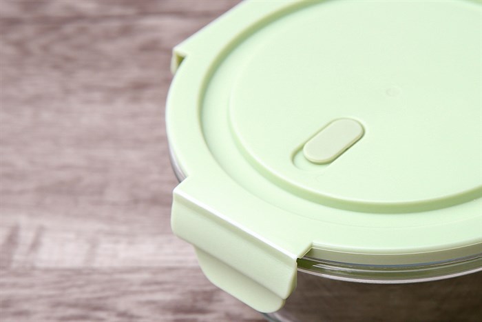 Hộp đựng thực phẩm thủy tinh 650 ml Hommy GB13G17150AN Màu Xanh lá