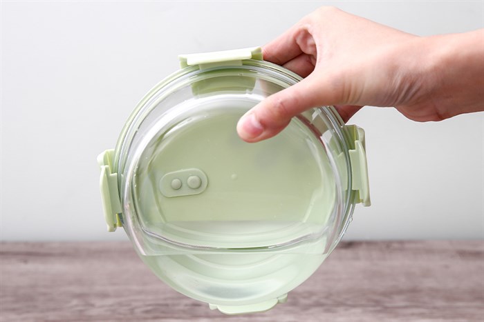 Hộp đựng thực phẩm thủy tinh 650 ml Hommy GB13G17150AN Màu Xanh lá