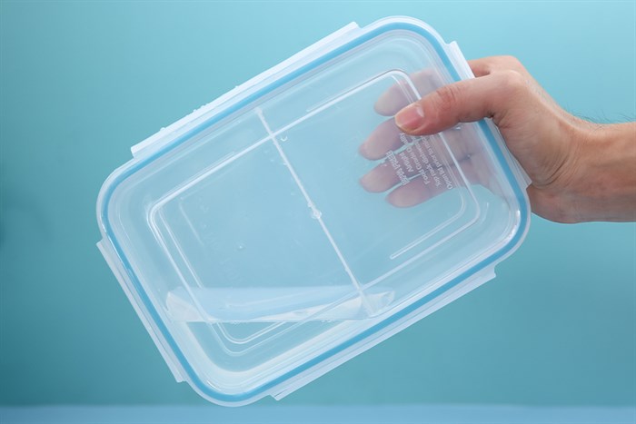 Hộp đựng thực phẩm 2 ngăn nhựa 1300 ml Hommy JCJ-1397 Màu Xanh Dương