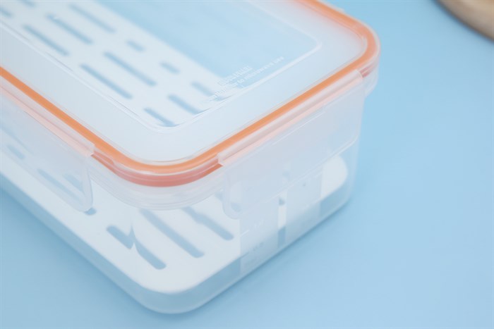 Hộp đựng thực phẩm có khay nhựa 2900 ml Hommy JCJ-9515 Màu Xanh Dương