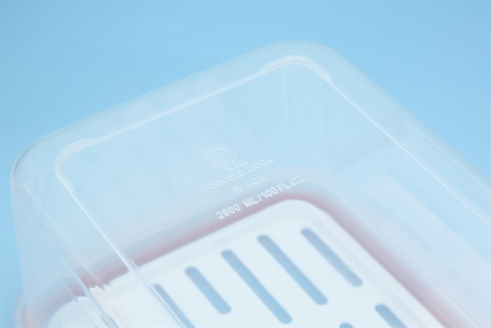 Hộp đựng thực phẩm có khay nhựa 2900 ml Hommy JCJ-9515 Màu Xanh Dương