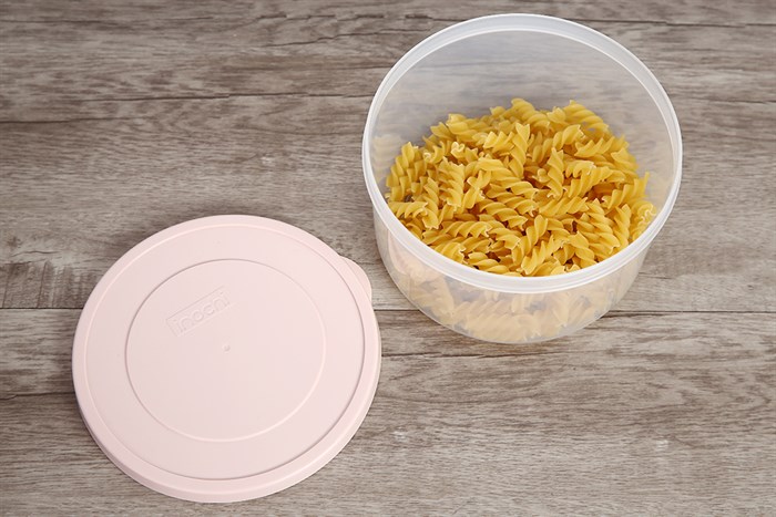 Bộ 4 hộp đựng thực phẩm nhựa 500-1000-1500-2000 ml Inochi Hokkaido Màu Hồng