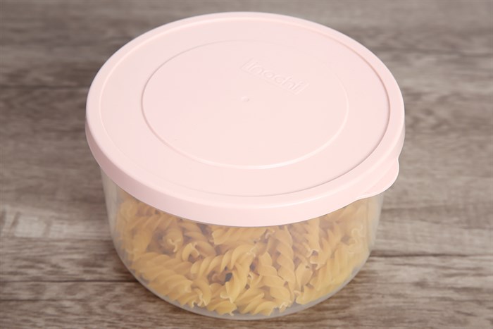 Bộ 4 hộp đựng thực phẩm nhựa 500-1000-1500-2000 ml Inochi Hokkaido Màu Hồng