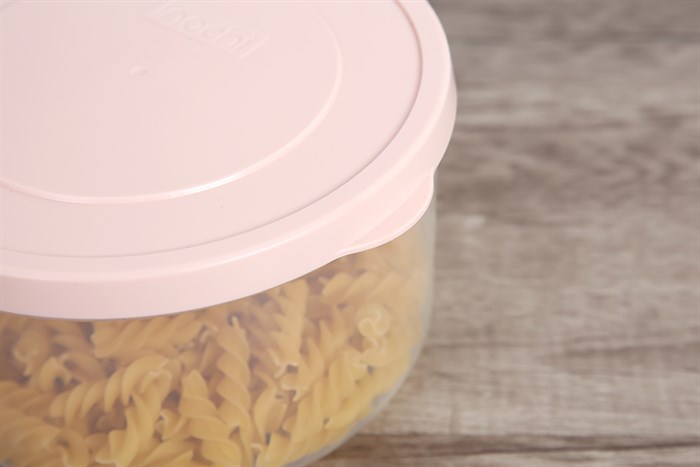 Bộ 4 hộp đựng thực phẩm nhựa 500-1000-1500-2000 ml Inochi Hokkaido Màu Hồng