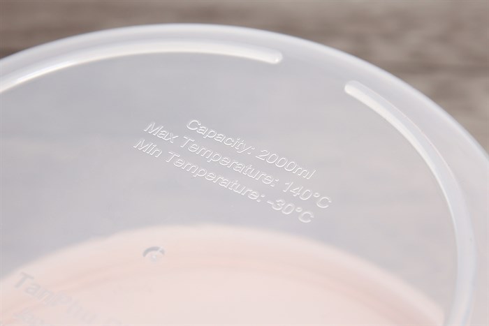 Bộ 4 hộp đựng thực phẩm nhựa 500-1000-1500-2000 ml Inochi Hokkaido Màu Hồng