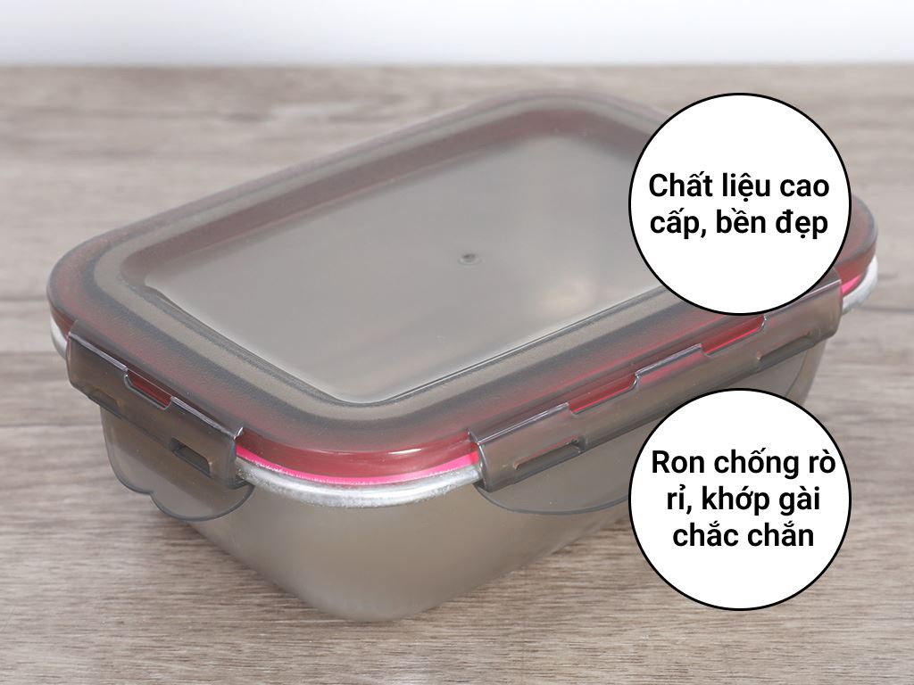 Hộp đựng thức ăn inox LA FONTE 002011 600ml 2