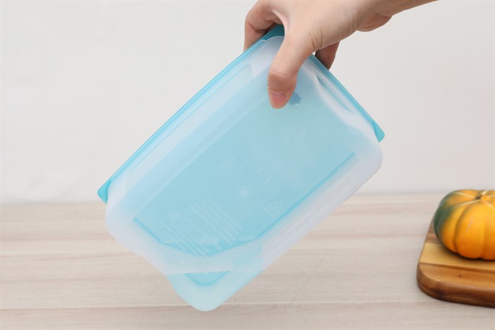 Bộ 4 hộp đựng thực phẩm nhựa Biozone KB-ST4P01 Màu Xanh Dương