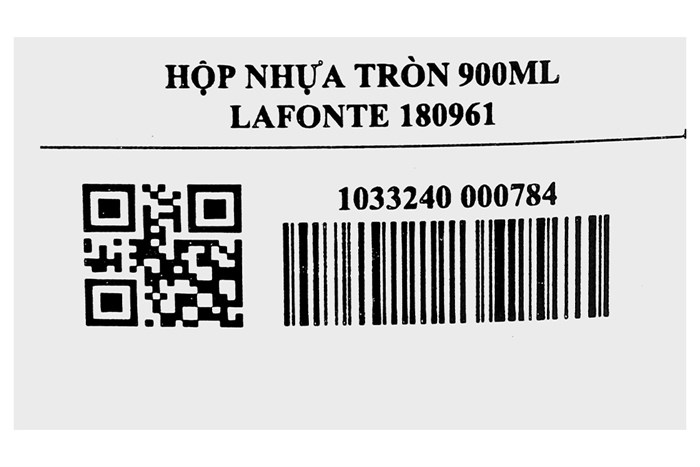Hộp đựng thực phẩm nhựa 900 ml La Fonte 180961 Màu Xanh