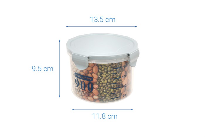 Hộp đựng thực phẩm nhựa 900 ml La Fonte 180961 Màu Xanh