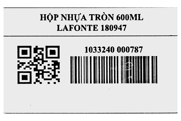 Hộp đựng thực phẩm nhựa 600 ml La Fonte 180947 Màu Xanh