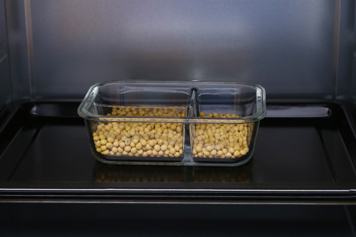 Hộp đựng thực phẩm thủy tinh 3 ngăn 1040 ml Nikko Màu Trắng