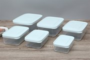 Bộ 6 hộp nhựa đựng thực phẩm 2500 ml Inochi Hokkaido