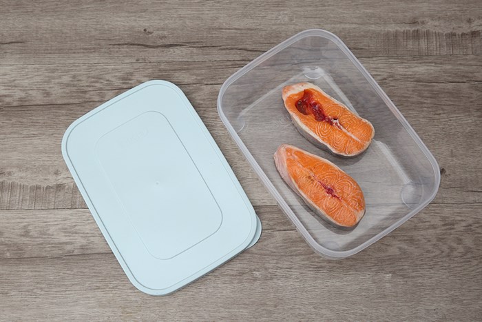 Bộ 6 hộp nhựa đựng thực phẩm 2500 ml Inochi Hokkaido Màu Trắng