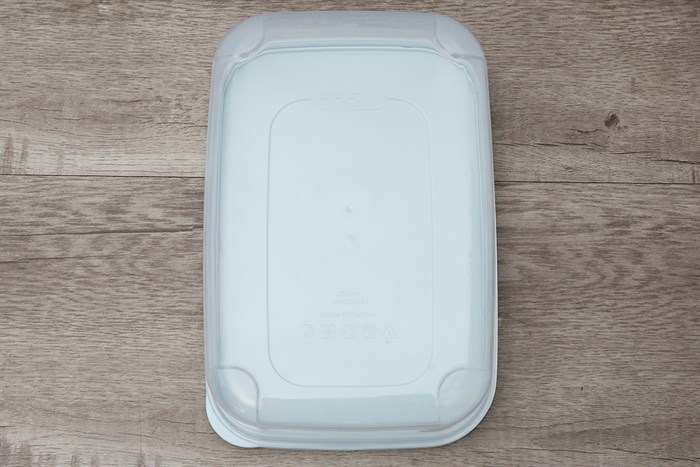 Bộ 6 hộp nhựa đựng thực phẩm 2500 ml Inochi Hokkaido Màu Trắng