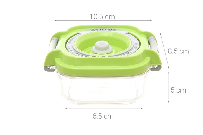 Bộ 5 món hộp nhựa đựng thực phẩm trẻ em hút chân không 150 ml Status Màu Hồng