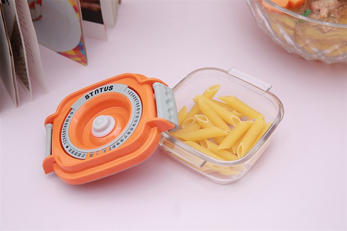 Bộ 5 món hộp nhựa đựng thực phẩm trẻ em hút chân không 150 ml Status Màu Hồng