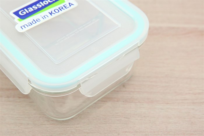 Bộ 2 hộp đựng thực phẩm thủy tinh Glasslock Lunch67-71 Màu Trắng