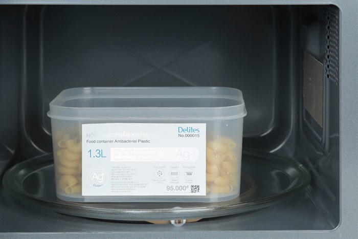 Hộp đựng thực phẩm nhựa 1300 ml Delites 000015 Màu Trắng