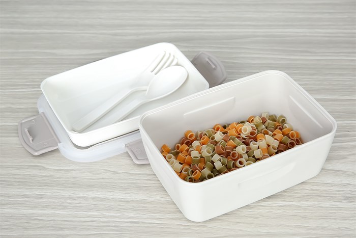 Hộp đựng cơm nhựa 2 tầng 930 ml Delites 1372 Màu Màu be