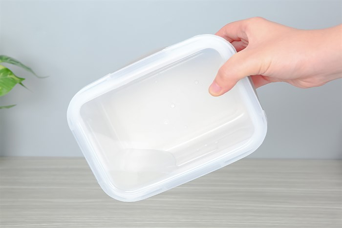 Hộp đựng cơm nhựa 2 tầng 930 ml Delites 1372 Màu Màu be