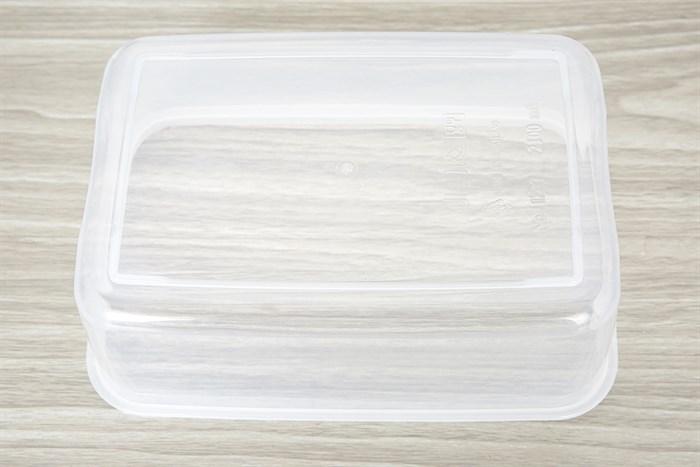 Hộp đựng thực phẩm nhựa Thái Lan 2100 ml Delites HN006 Màu Trắng