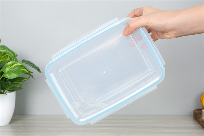 Hộp đựng thực phẩm nhựa Thái Lan 2100 ml Delites HN006 Màu Trắng